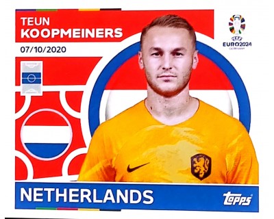 Uefa Euro Germany 2024 GRUPO D NETHERLAND TEUN KOOPMEINERS Nº 15