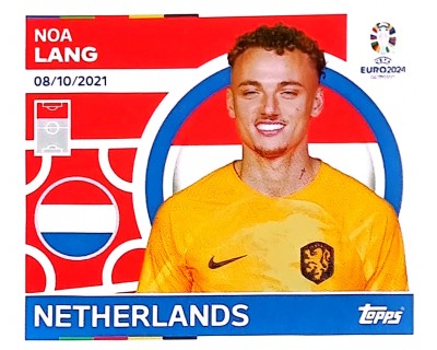 Uefa Euro Germany 2024 GRUPO D NETHERLAND NOA LANG Nº 19