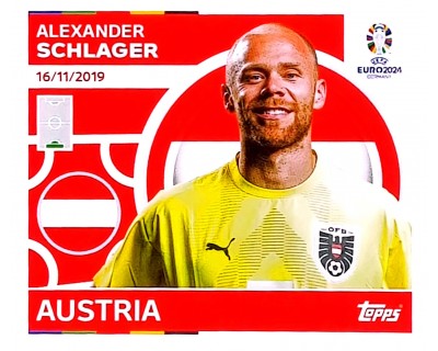 Uefa Euro Germany 2024 GRUPO D AUSTRIA ALEXANDER SCHLAGER Nº 4