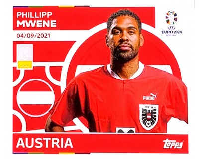 Uefa Euro Germany 2024 GRUPO D AUSTRIA PHILLIPP MWENE Nº 7
