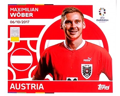 Uefa Euro Germany 2024 GRUPO D AUSTRIA MAXIMILIAN WÖBER Nº 8
