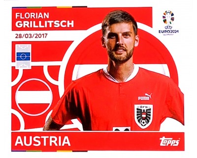 Uefa Euro Germany 2024 GRUPO D AUSTRIA FLORIAN GRILLITSCH Nº 12