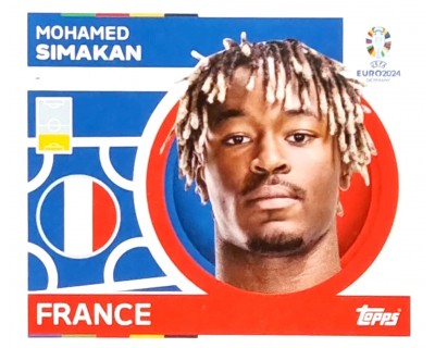 Uefa Euro Germany 2024 GRUPO D FRANCE MOHAMED SIMAKAN Nº 9