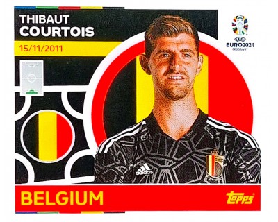Uefa Euro Germany 2024 GRUPO E BELGIUM THIBAUT COURTOIS Nº 4