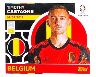 Uefa Euro Germany 2024 GRUPO E BELGIUM TIMOTHY CASTAGNE Nº 7
