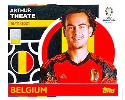 Uefa Euro Germany 2024 GRUPO E BELGIUM ARTHUR THEATE Nº 8