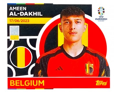 Uefa Euro Germany 2024 GRUPO E BELGIUM AMEEN AL-DAKHIL Nº 10