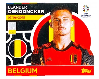 Uefa Euro Germany 2024 GRUPO E BELGIUM LEANDER DENDONCKER Nº 11