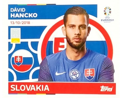 Uefa Euro Germany 2024 GRUPO E SLOVAKIA DAVID HANCKO Nº 8