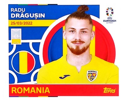 Uefa Euro Germany 2024 GRUPO E ROMANIA RADU DRAGUSIN Nº 6