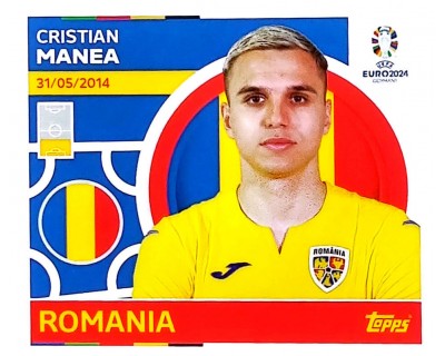 Uefa Euro Germany 2024 GRUPO E ROMANIA CRISTIAN MANEA Nº 7