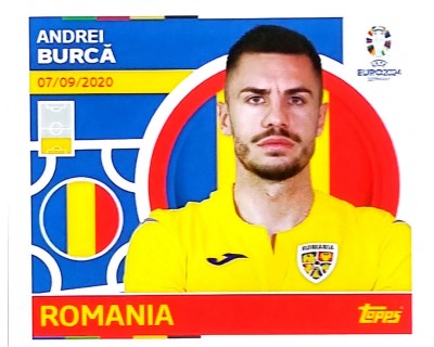 Uefa Euro Germany 2024 GRUPO E ROMANIA ANDREI BURCA Nº 10