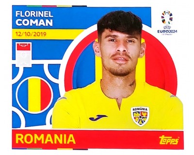 Uefa Euro Germany 2024 GRUPO E ROMANIA FLORINEL COMAN Nº 20