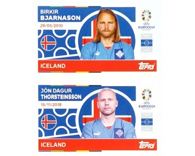 Uefa Euro Germany 2024 GRUPO E ICELAND BJARNASON - THORSTEINSSON Nº 10 - 11