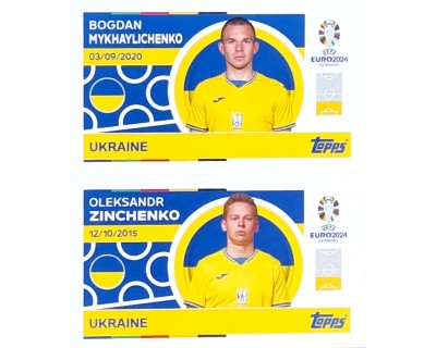 Uefa Euro Germany 2024 UKRAINE MYKHAYLICHENKO - ZINCHENKO Nº 4 - 5