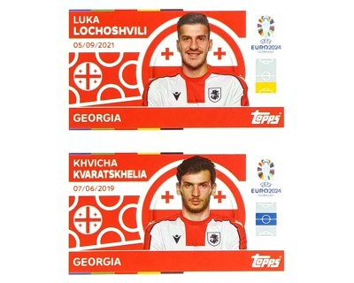 Uefa Euro Germany 2024 GEORGIA LOCHOSHVILI - KVARATSKHELIA Nº 8 - 9