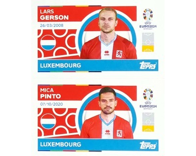 Uefa Euro Germany 2024 LUXEMBOURG GERSON - PINTO Nº 4 - 5