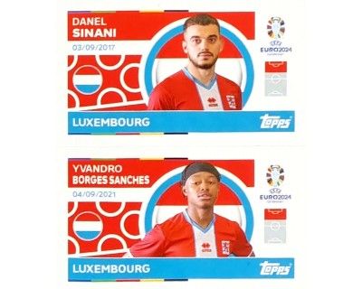 Uefa Euro Germany 2024 LUXEMBOURG SINANI - BORGES SANCHES Nº 14 - 15