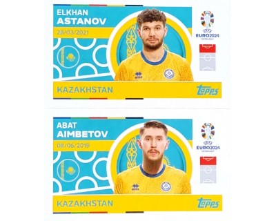 Uefa Euro Germany 2024 KAZAKHSTAN ASTANOV - AIMBETOV Nº 12 - 13