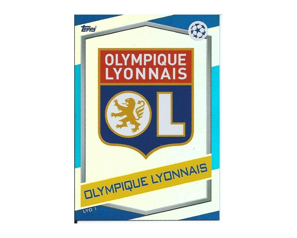 MATCH ATTAX U.C.LEAGUE 2016/2017 OLYMPIQUE LYONNAIS Nº 1 ESCUDO